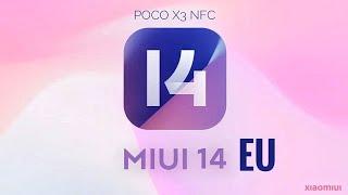 MIUI EU 14.0.1 Poco X3 NFC Android 12 Stable MIUI 14 Featured