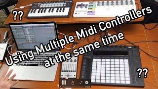 Using Multiple Midi Controllers in Ableton Live