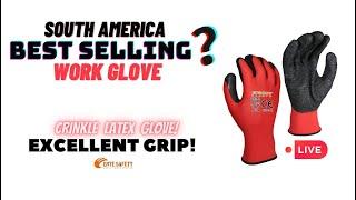 【Work Gloves】Crinkle Latex Glove!