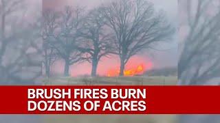 Southeast Wisconsin brush fires, dozens of acres burned | FOX6 News Milwaukee