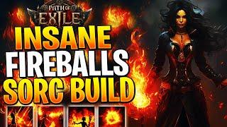 INFINITE DPS FIREBALL SORCERESS BUILD! Path of Exile 2 Sorceress Build (FIRE SORC BUILD)