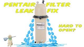 POOL FILTER LEAKING OR HARD to OPEN or CLOSE? Pentair Clean and Clear CC50, CC100, CC150, CC200