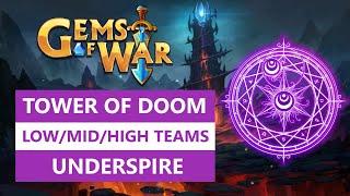 Gems of War - Purple Tower of Doom Event + Sin of Maraj Underspire