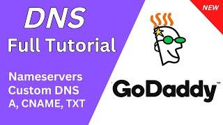 How to Add DNS Records - A, CNAME, TXT, Nameservers on Godaddy Domain