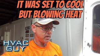 It Really Was Blowing Hot Air in Cool! #hvacguy #hvaclife #hvactrainingvideos