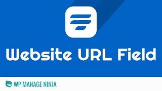 Website URL Input Field in WP Fluent Form WordPress Plugin