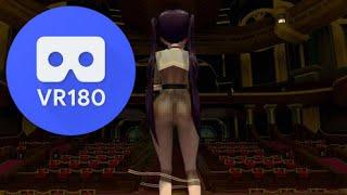 [MMD R18] NSFW VR180 5K Mona JK Transparent gomi gomi gomi 3D animation【Genshin Impact MMD 60fps】