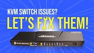 KVM Switch Common Problems & Fixes! (2 & 4 Port)