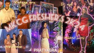 FRESHER'S 2K24  | MKCG MCH BERHMPUR  |  PRATYAGRA | welcome ceremony | Rampwalk| DJ night