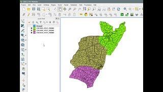 QGIS - Union/Combine Shapefiles - Merge Vector Layers - Method I