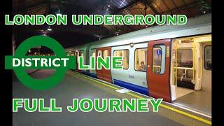 London Underground - District Line Full Journey
