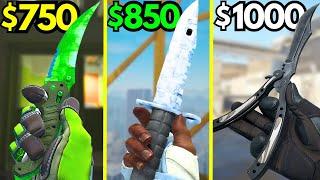 BEST Knives in CS2 for Under $1000 (with Knife + Glove COMBOS)