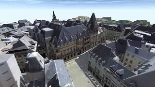 Luxembourg 3D City Model Refined by UVM Systems