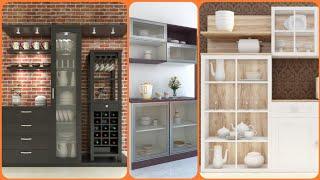 Latest Modern Crockery Unit Designs | Latest Modern Crockery Cabinet Designs