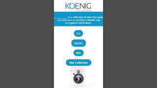 Learn SharePoint Online Development online | Koenig Solutions