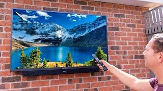 Insane Outdoor TV Setup! - Sylvox 55"  Pool Pro Review