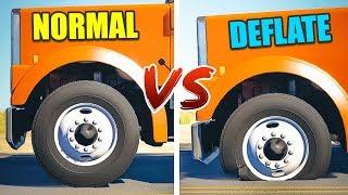 Vehicles Speed Test: Normal Tires vs Deflate - Beamng drive | SpeedRolls