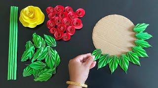 2 Beautiful Wall Hanging Ideas /Paper craft For Home Decoration /Easy Paper Flower Wall Hanging /DIY