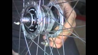 Reparatur Nabendynamo Shimano DH-3N80 05 Montage