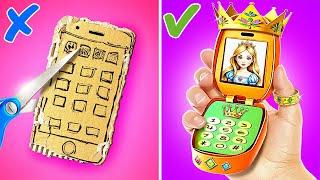 DIY Barbie Princess Phone!  Amazing Doll Gadgets & Fun DIY Crafts You’ll Love!