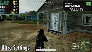 PUBG Lite PC (Ultra Settings) on Nvidia 920m | 920mx + Core i5 | 2019 Benchmark Test