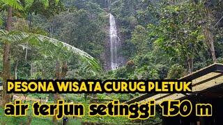 PESONA WISATA ALAM CURUG PLETUK AIR TERJUN DI BANJARNEGARA