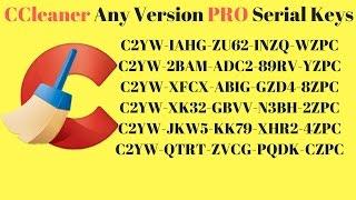 Ccleaner  professional any Version Serial Keys 2017