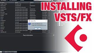 Cubase installing VST plugins and effects
