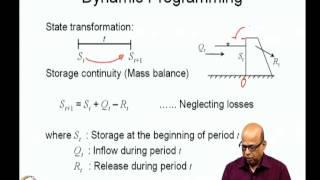 Dynamic Programming: Reservoir operation problem