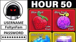 Logging Onto SUBSCRIBERS Blox Fruits Accounts For 100 HOURS..