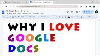 Why I Love Google Docs