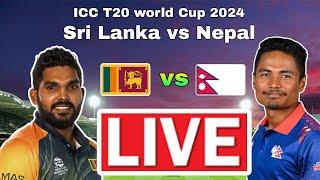 LIVE | Sri Lanka vs Nepal Live Cricket Match Today | Live Cricket | Match Live