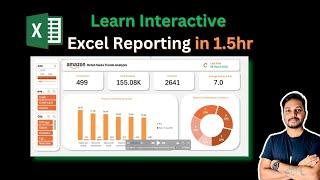 Excel Reports Dashboard for Beginners | Excel Tutorials for Data Analyst & Business Analyst P1