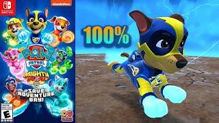 Paw Patrol: Mighty Pups Save Adventure Bay [80] 100% Switch Longplay