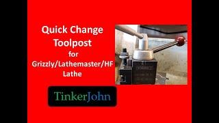 AXA Quick Change Toolpost for Lathemaster/HF Lathe