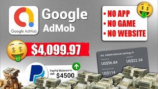 Top secrets of making $4099.97 from admob | Google Admob