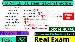 UKVI IELTS Listening Practice Test 2024 With Answers [ Test - 82 ]