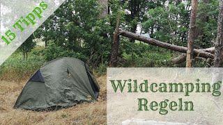 Wildcamping Regeln - 15 Tipps für deine Radreise / Radtour