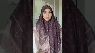 Tutorial Hijab Segi Empat Formal, Chic untuk ke Kantor #bawaltutorial #hijabsegiempat