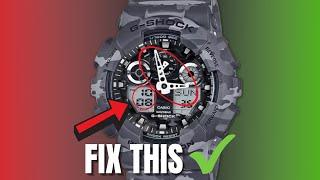 How To Set GShock Hands (Analog)