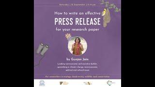 How to Write an Effective Press Release for your Research Paper