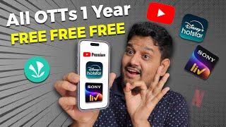 All OTT Apps 1 Year FREE | Claim FAASSTT  | TimesPrime 1 Year FREE