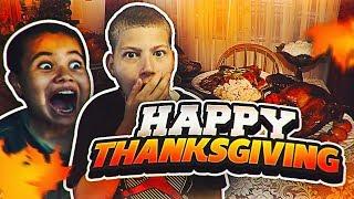 OUR FAMILY THANKSGIVING VLOG!!! **COOKING WITH MAMA REZ** JAYDEN AND KAYLEN HAD SO MUCH FUN!!!