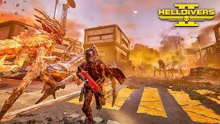 Bugs Invade the Cities in Helldivers 2