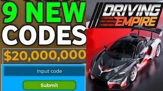 *New* Driving Empire Codes In December 2024 - Codes For Roblox Driving Empire - Driving Empire