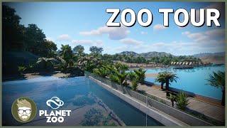 I built a HUGE tropical Island for EVERY Oceania Animal | Franchise Zoo Tour | Planet Zoo