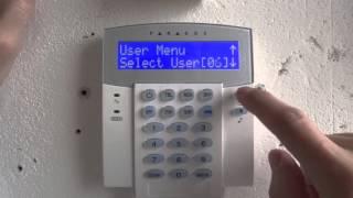 How to program SP5500 user manual PARADOX alarm system