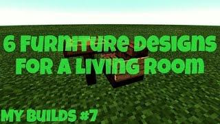 6 Furniture Designs for a Living Room! Finally... | My Builds #7