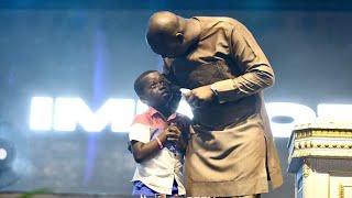 Heartwarming Moment with Apostle Joshua Selman and a young boy at Action Chapel International, Ghana