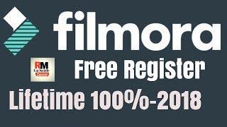 Wondershare Filmora 7/8/9 registration code Free for life time August 2018 latest trick[100% free]